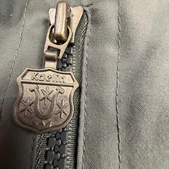 VINTAGE Women's Kaelin Tennis Warm-Up Tracksuit, sz L, Gray, 2 Piece, Athletic - Picture 2 of 16